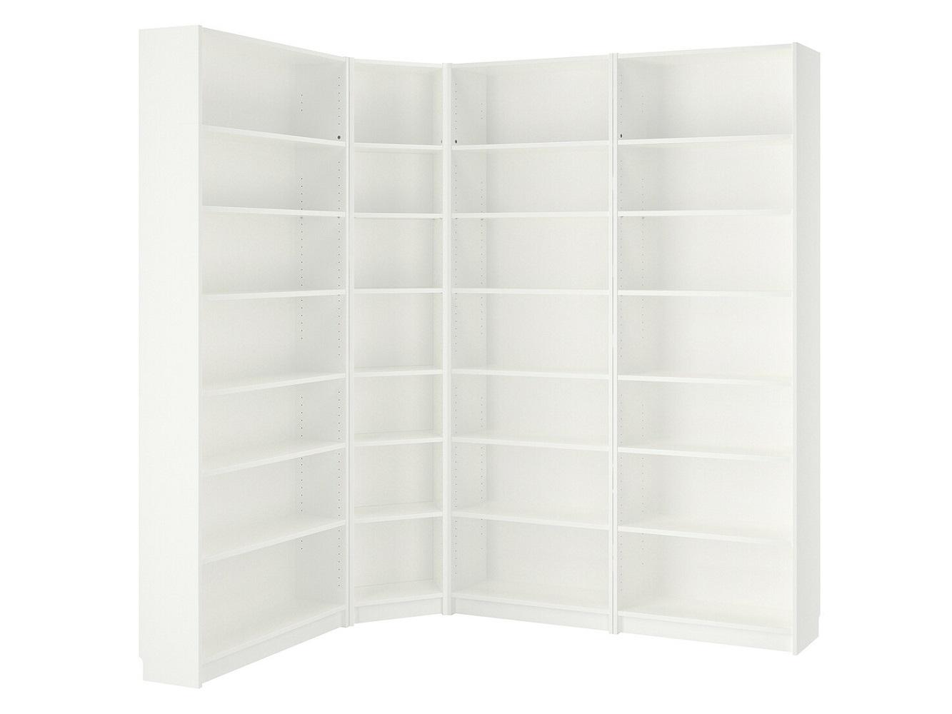 Билли 113 white угловой ИКЕА (IKEA) изображение товара