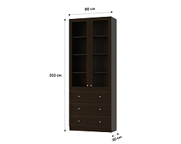 Изображение товара Билли 355 brown ИКЕА (IKEA) на сайте delmard.ru