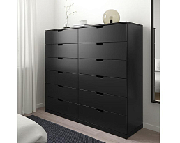 Изображение товара Нордли 16 black ИКЕА (IKEA) на сайте delmard.ru