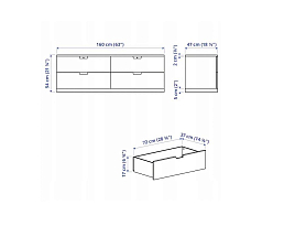 Изображение товара Нордли 22 white ИКЕА (IKEA) на сайте delmard.ru