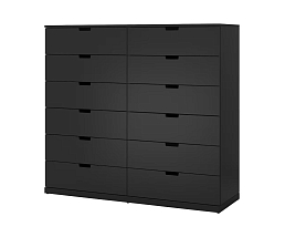 Изображение товара Нордли 16 black ИКЕА (IKEA) на сайте delmard.ru