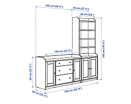 Изображение товара Хауга 422 white ИКЕА (IKEA) на сайте delmard.ru