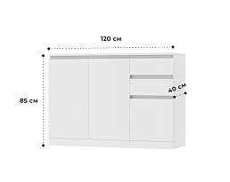 Изображение товара Мальм 22 white ИКЕА (IKEA) на сайте delmard.ru